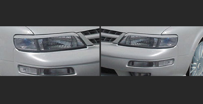 Custom 95-99 Maxima Eyelid # 97-10  Sedan Eyelids (1995 - 1999) - $69.00 (Manufacturer Sarona, Part #NS-001-EL)